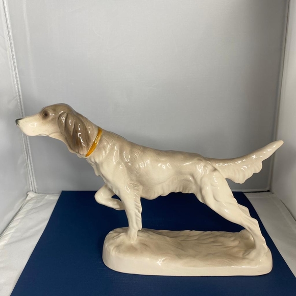 Vintage 1941-1958 Hertwig English Setter Porcelain Figurine - Picture 3 of 14